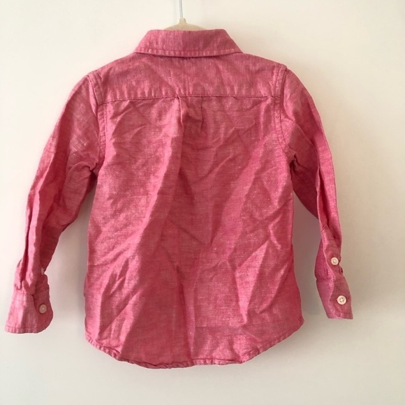 Janie and Jack Red Baby Button Down Shirt 2T - Picture 2 of 7